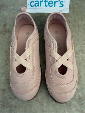 Carter's Pink Crisscross Ballet Flats for Girls